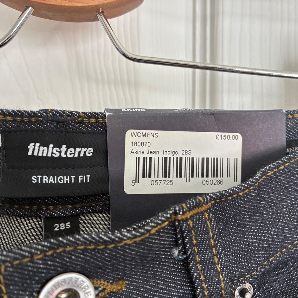 Finisterre Akins Selvedge jean NWT $200 fits size 28S US 4 - Picture 8 of 9